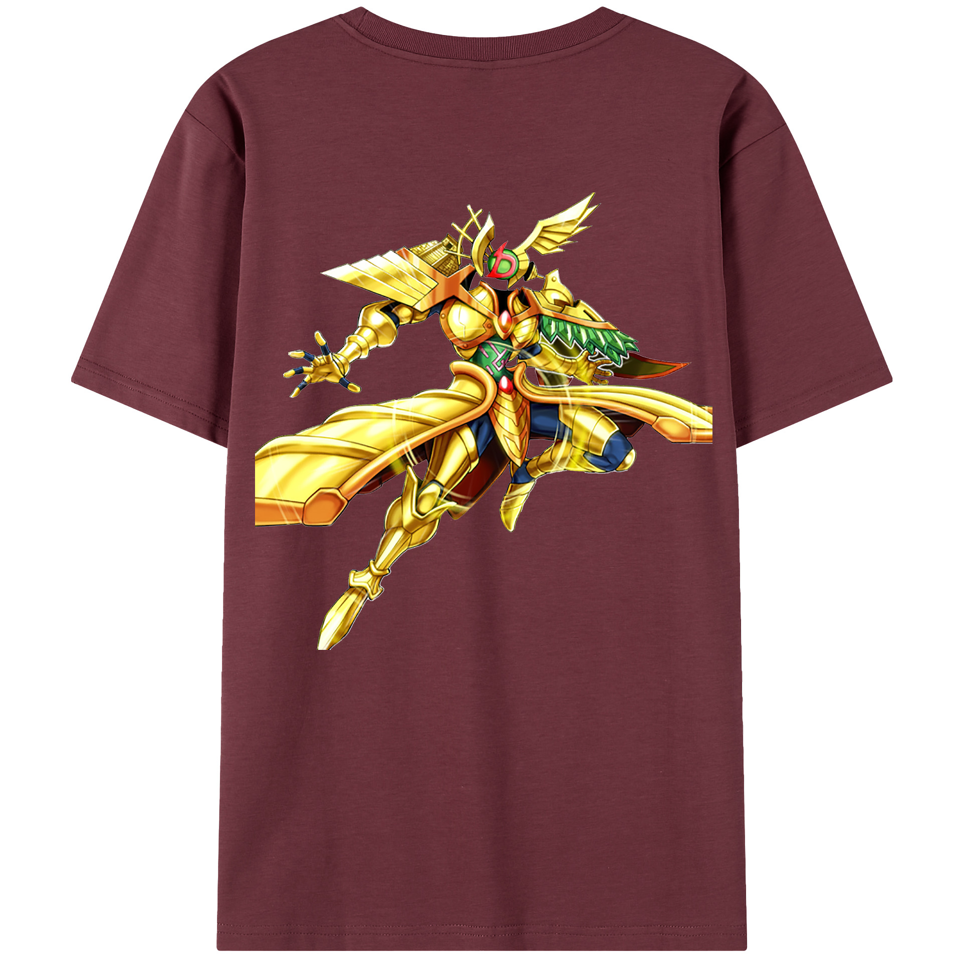 （画像用） 遊☆戯☆王 Yu-Gi-Oh! 綿100％半袖Tシャツ（背面プリント）